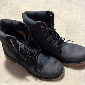 Timberland AF Icon 6 Inch Premium Womens Boots Lace Up Blue A13GY